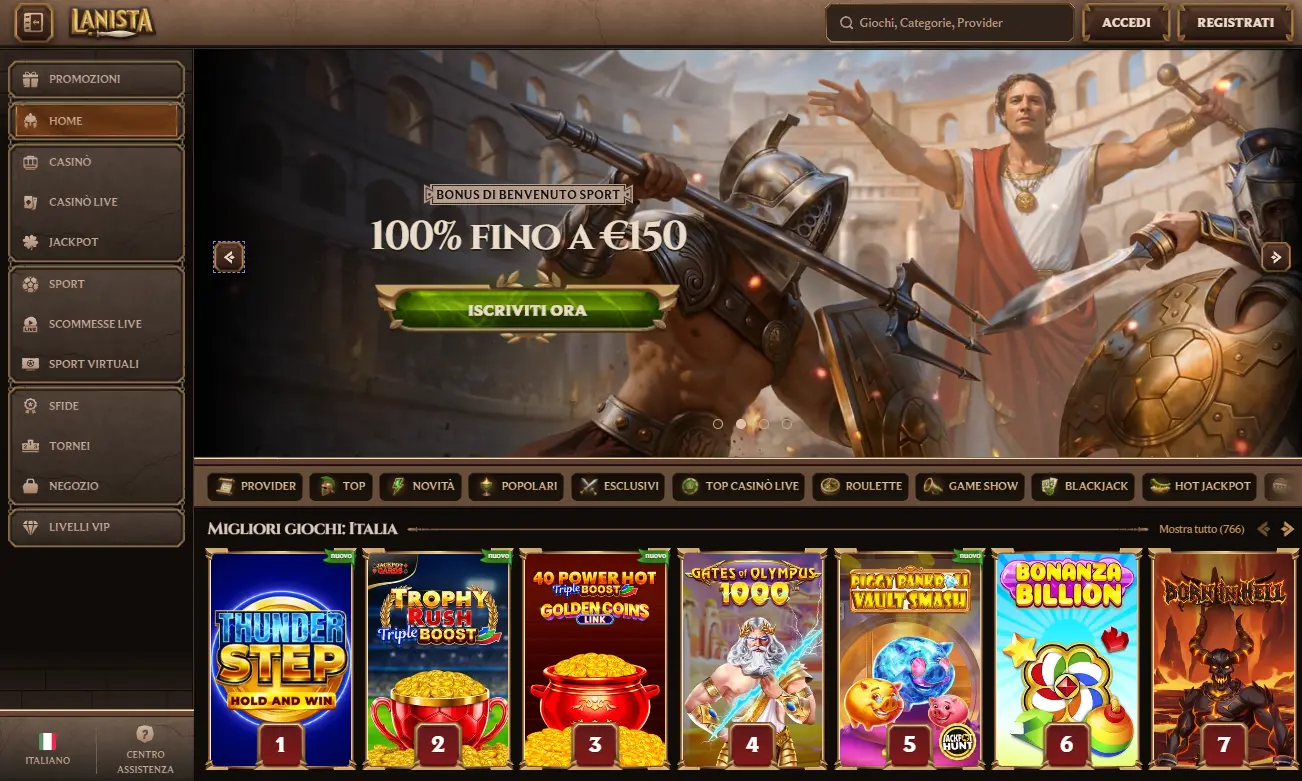 Cosa convince e cosa no in Lanista Casino